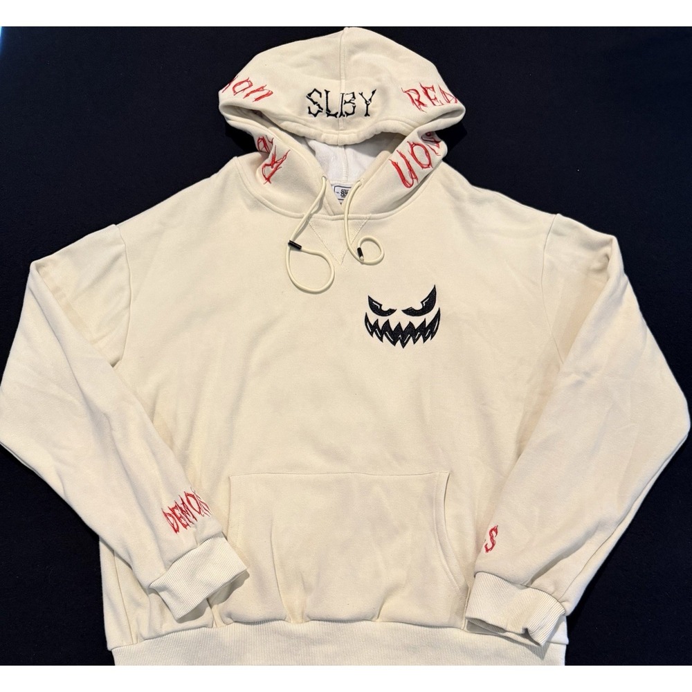 Soleboy Lost Soles Embroidered Angeles & Demons Light Beige Mens XL